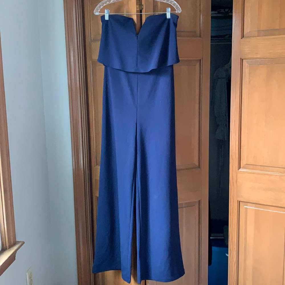 Lulus - strapless pant jumpsuit